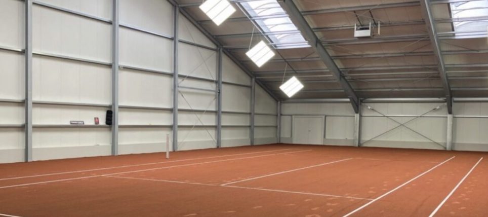 Tennishalle / aktuelle Temperaturen