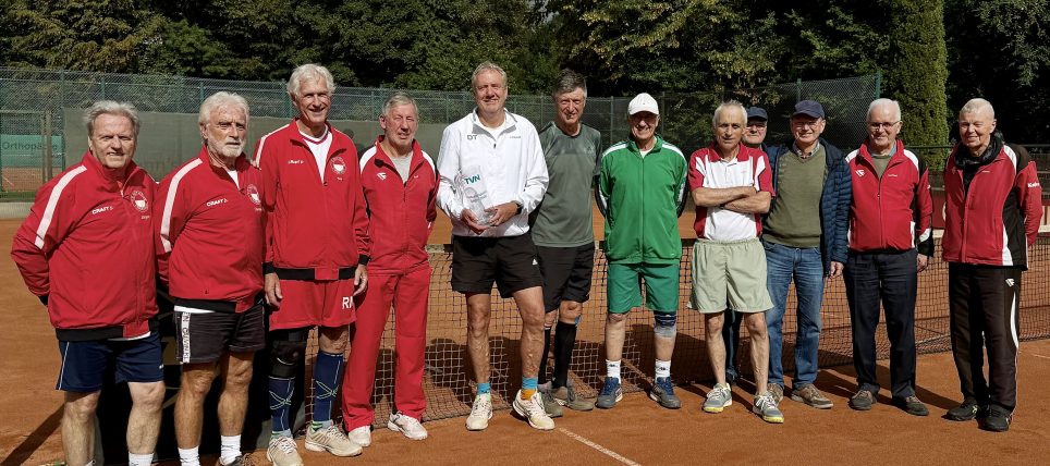 Die Herren 70 unterliegen im Pokalfinale mit 1:2